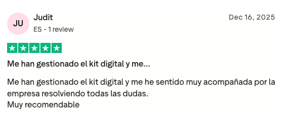 trustpilot opinion kit digital