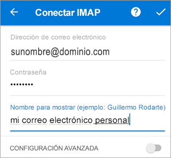 configuracion basica correo outlook para android e ios - Agencia Marketing Divlux Tenerife
