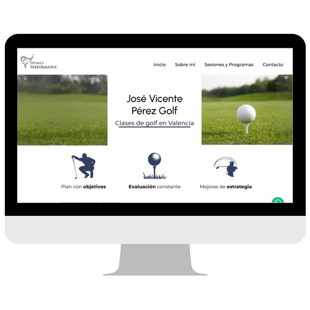 página web golf